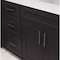 Jeffrey Alexander 96 mm Center-to-Center Brushed Oil Rubbed Bronze Barrel Bremen 2 Cabinet Pull 537DBAC - alternate 5